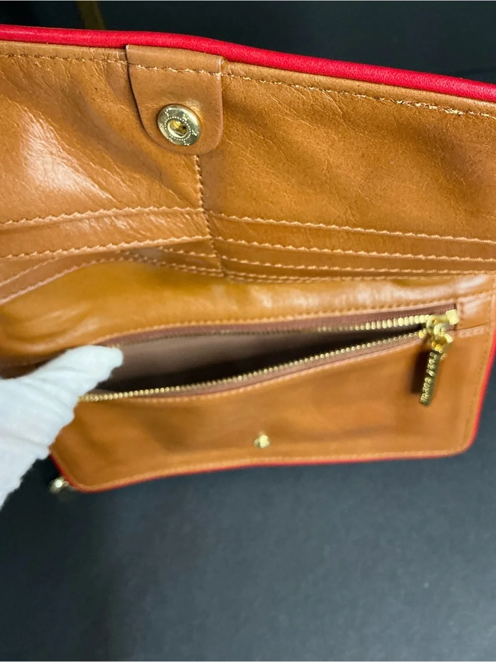 Tory Burch T-Monogram Embossed Leather Clutch Wallet